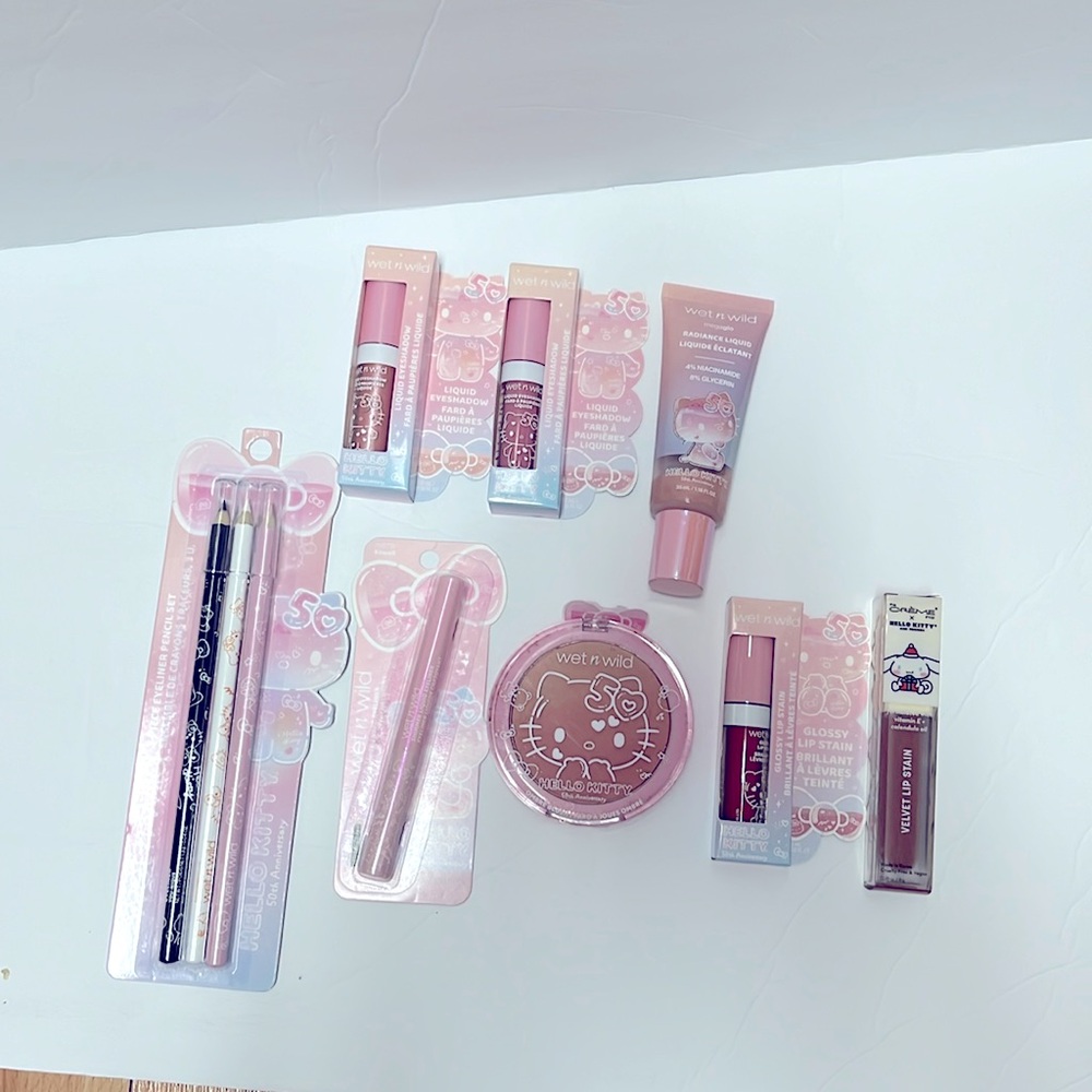 NWT Wet n Wild X Hello Kitty 50th Anniversary 8-piece Set!